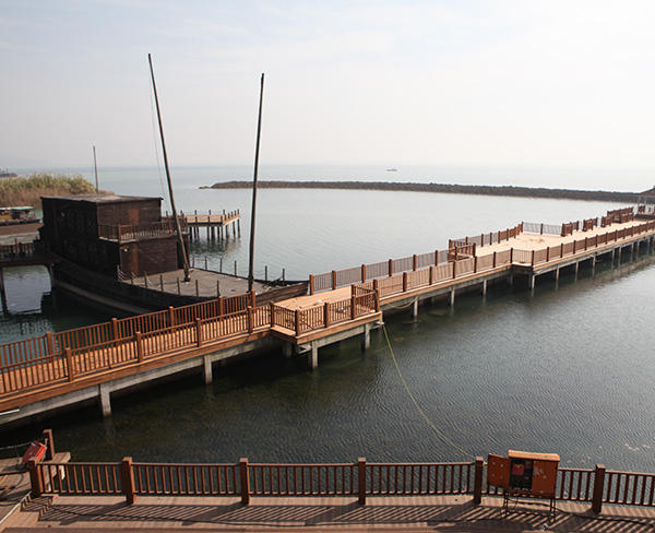 竹木護欄和扶手板