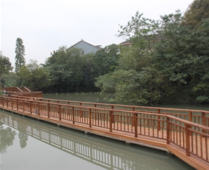 竹木護欄和扶手板